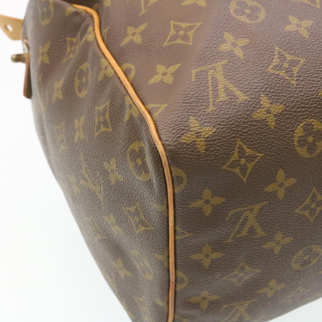 Louis Vuitton Brown Canvas Keepall 45 travel bag