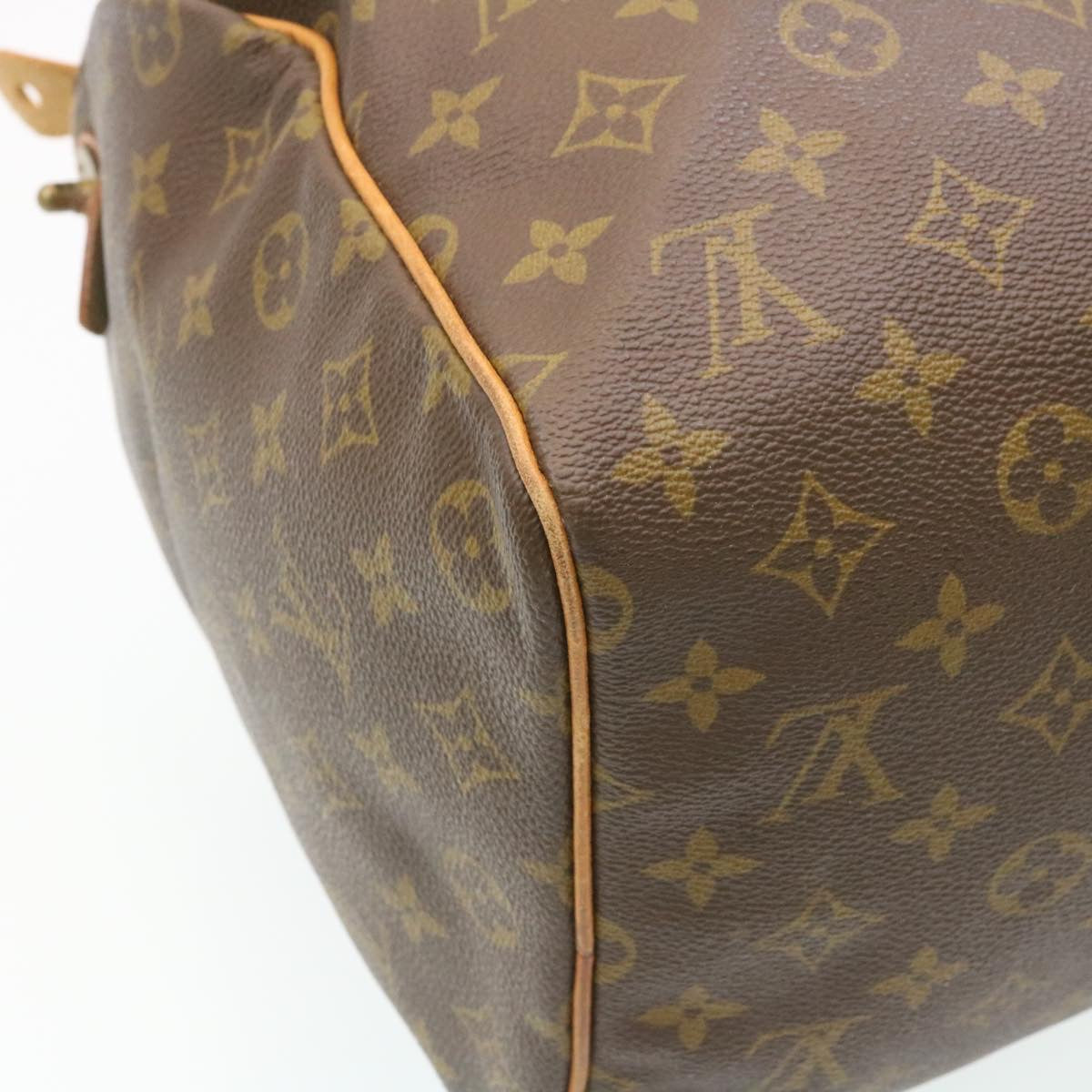Louis Vuitton Brown Canvas Keepall 45 travel bag