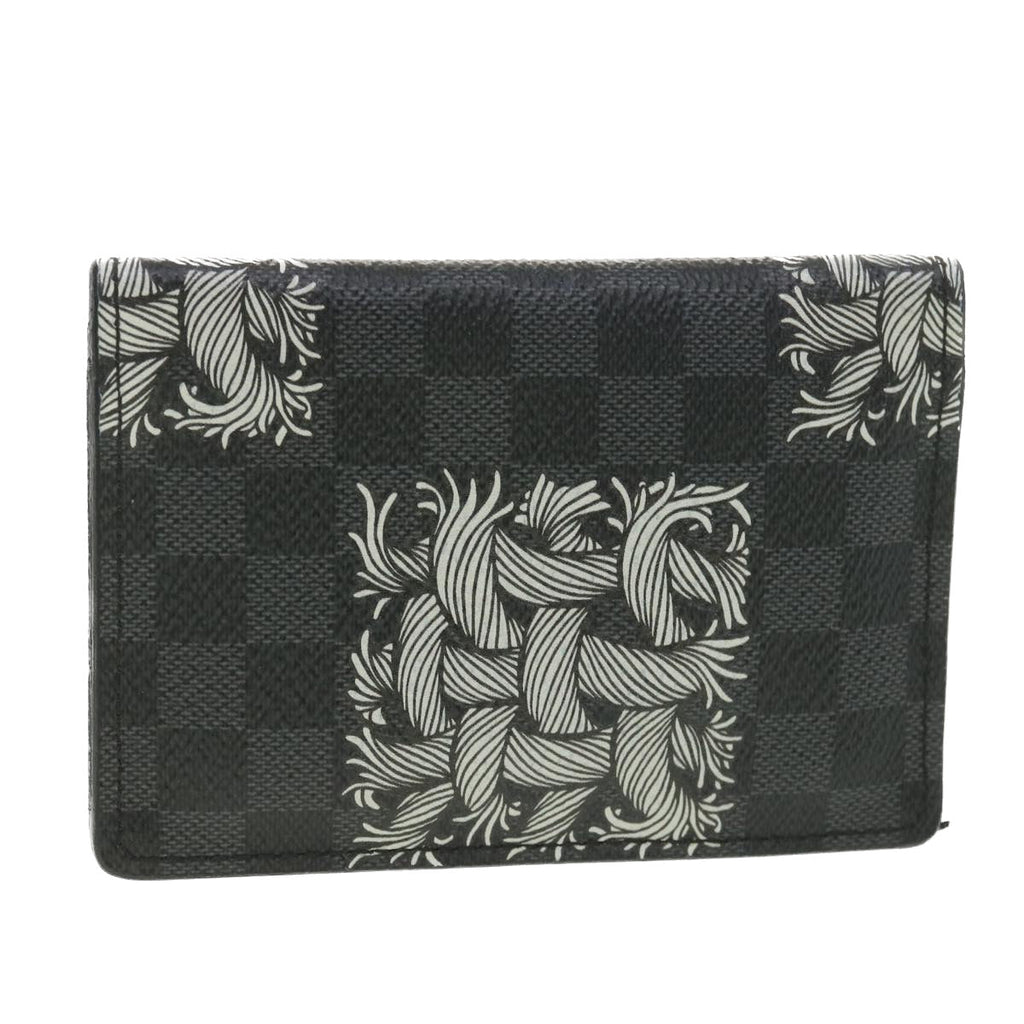 Louis Vuitton Black Canvas  wallet accessories