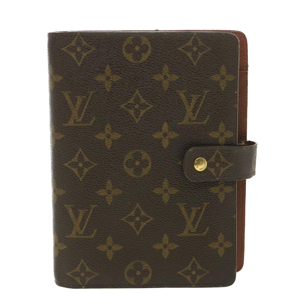 Louis Vuitton Brown Canvas Agenda cover wallet accessories