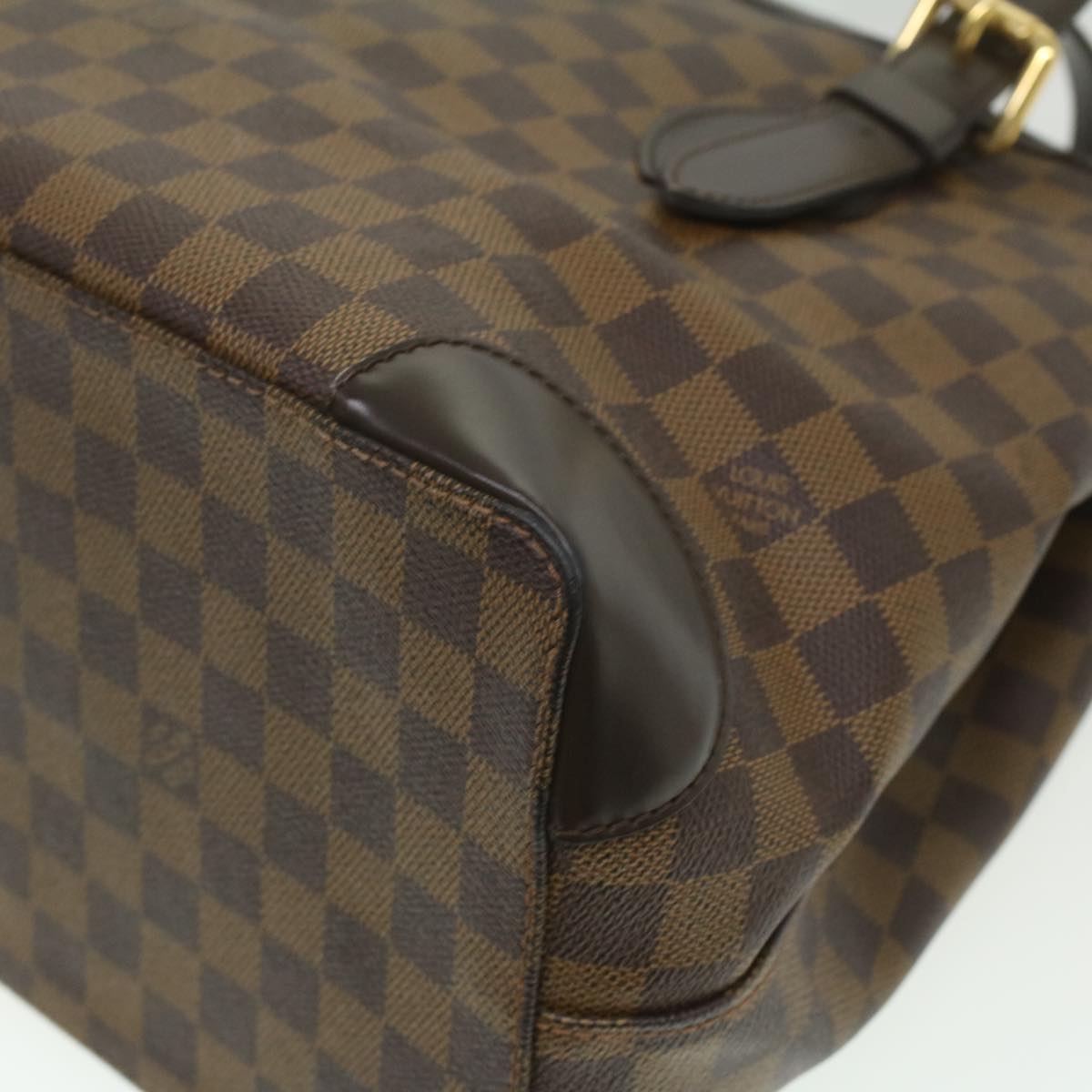 Louis Vuitton Brown Canvas Hampstead tote bag
