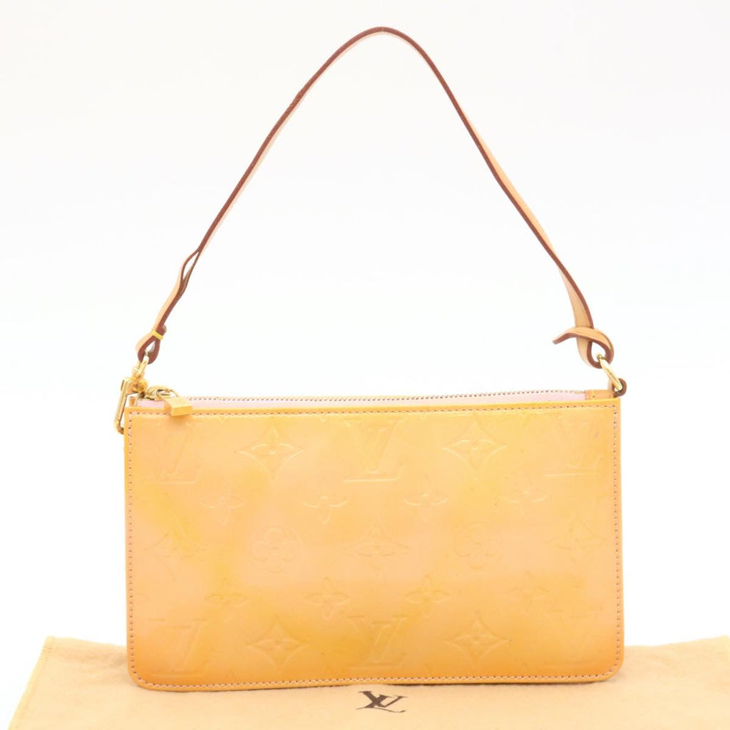 Louis Vuitton Yellow Patent leather Lexington handbag bag
