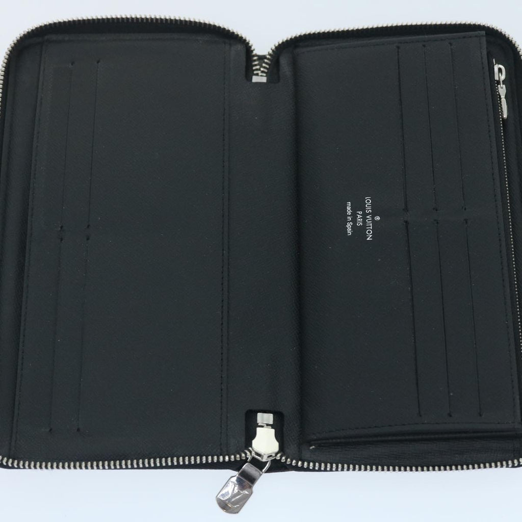 Louis Vuitton Gray Canvas Zippy organizer wallet accessories