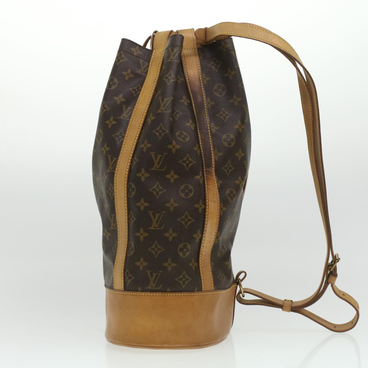 Louis Vuitton Brown Canvas Randonnee shoulder bag