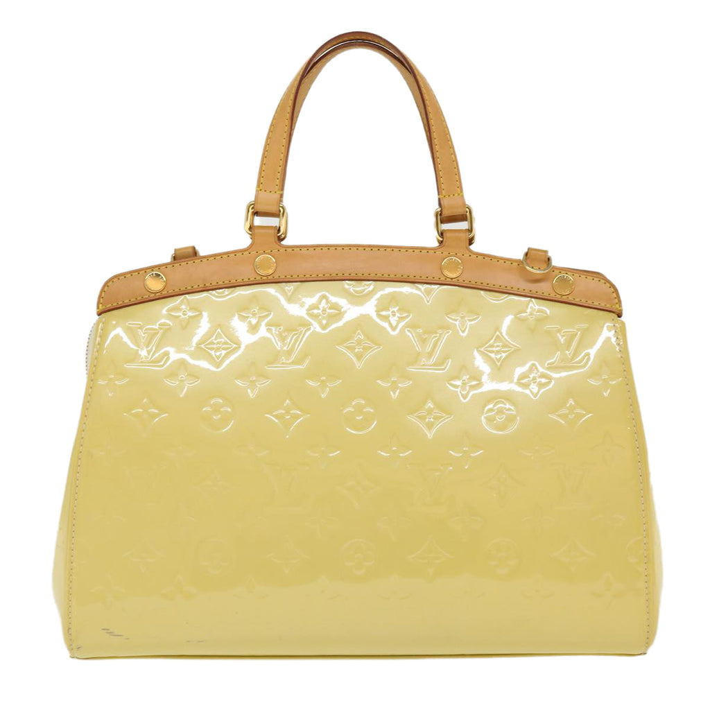 Louis Vuitton Yellow Patent leather Brea shoulder bag