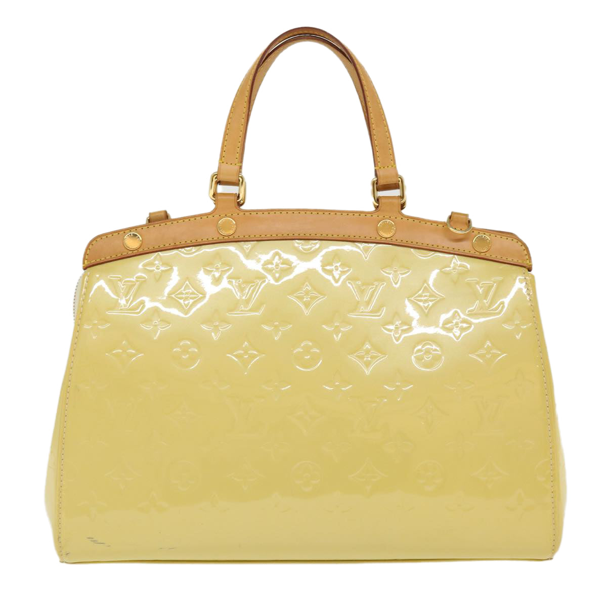 Louis Vuitton Yellow Patent leather Brea shoulder bag