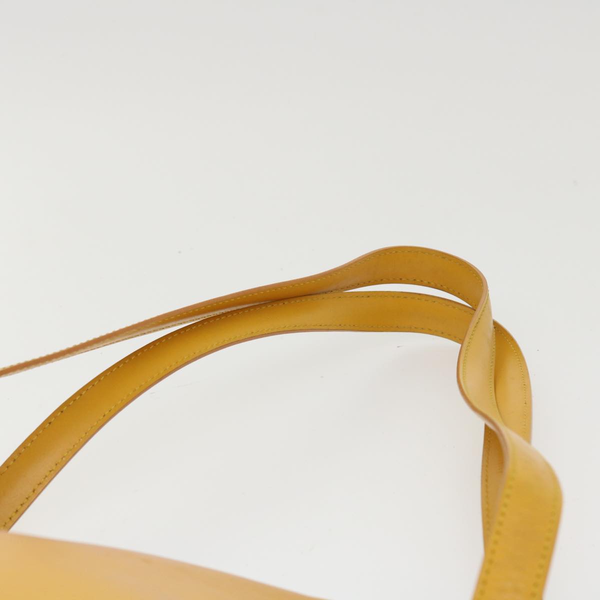 Louis Vuitton Yellow Leather Saint Jacques shoulder bag