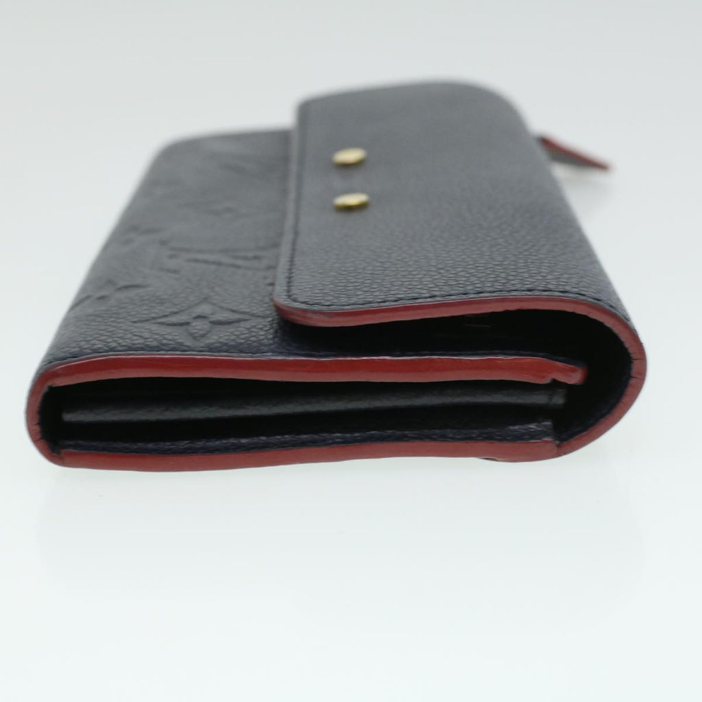 Louis Vuitton Navy Leather Pont Neuf wallet accessories