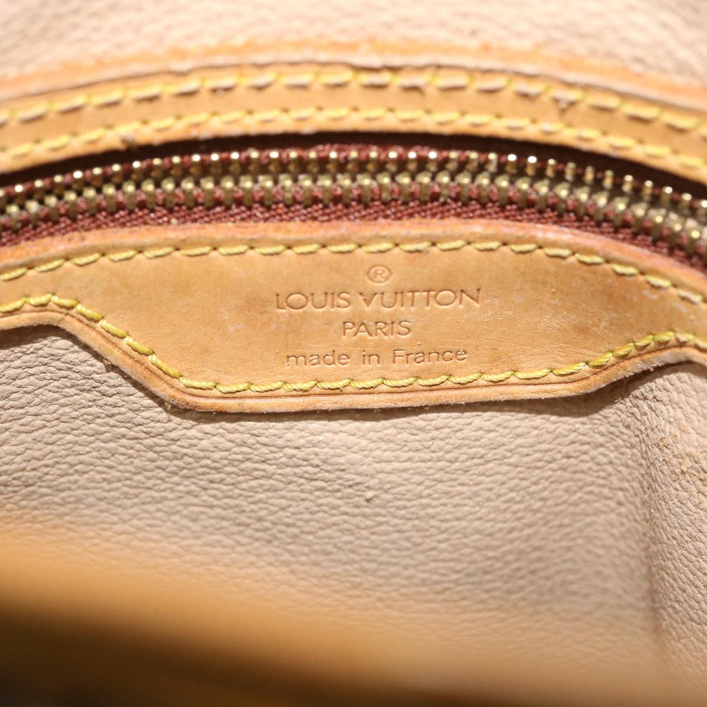 Louis Vuitton Gray Canvas Bucket GM shoulder bag