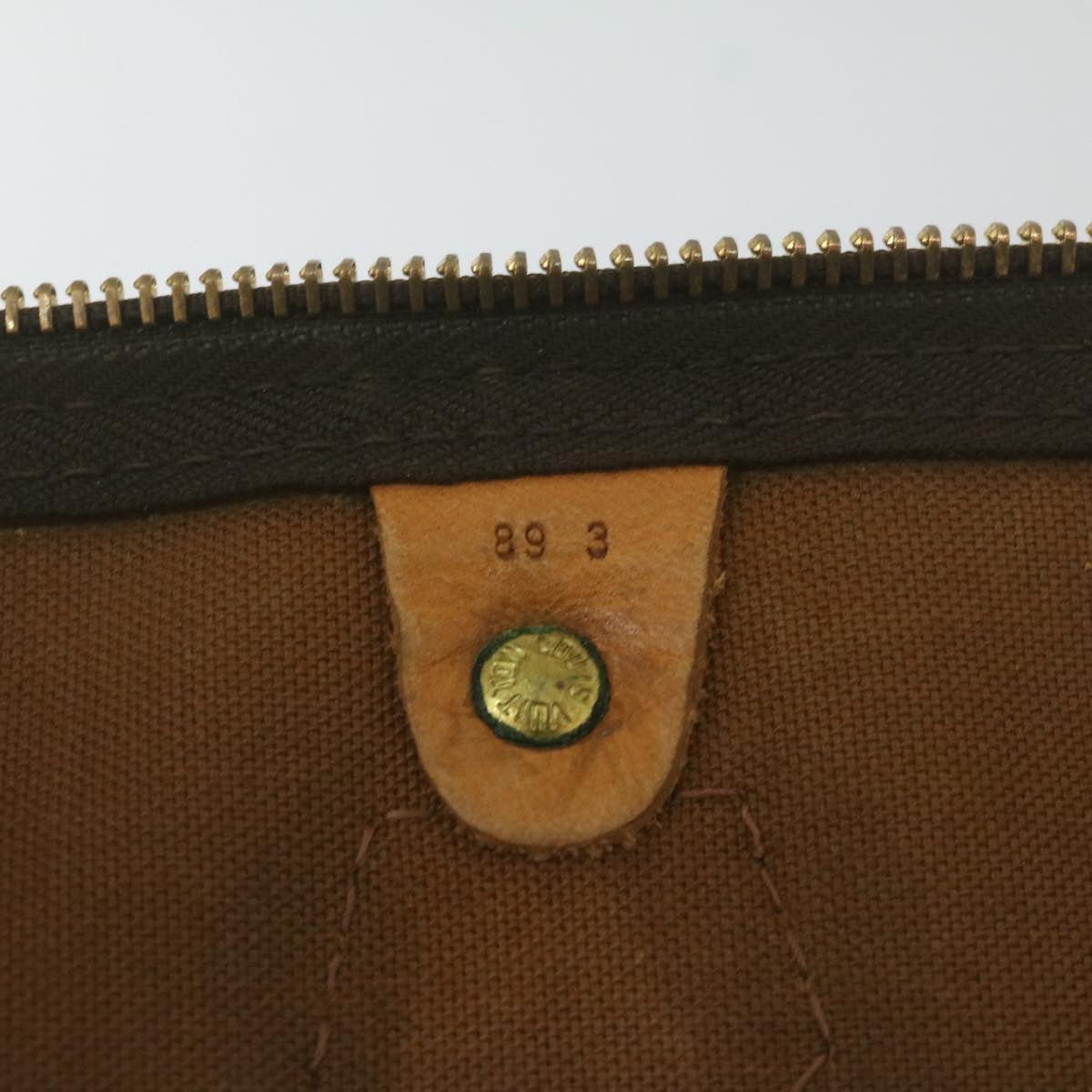 Louis Vuitton Gray Canvas Speedy 35 handbag bag