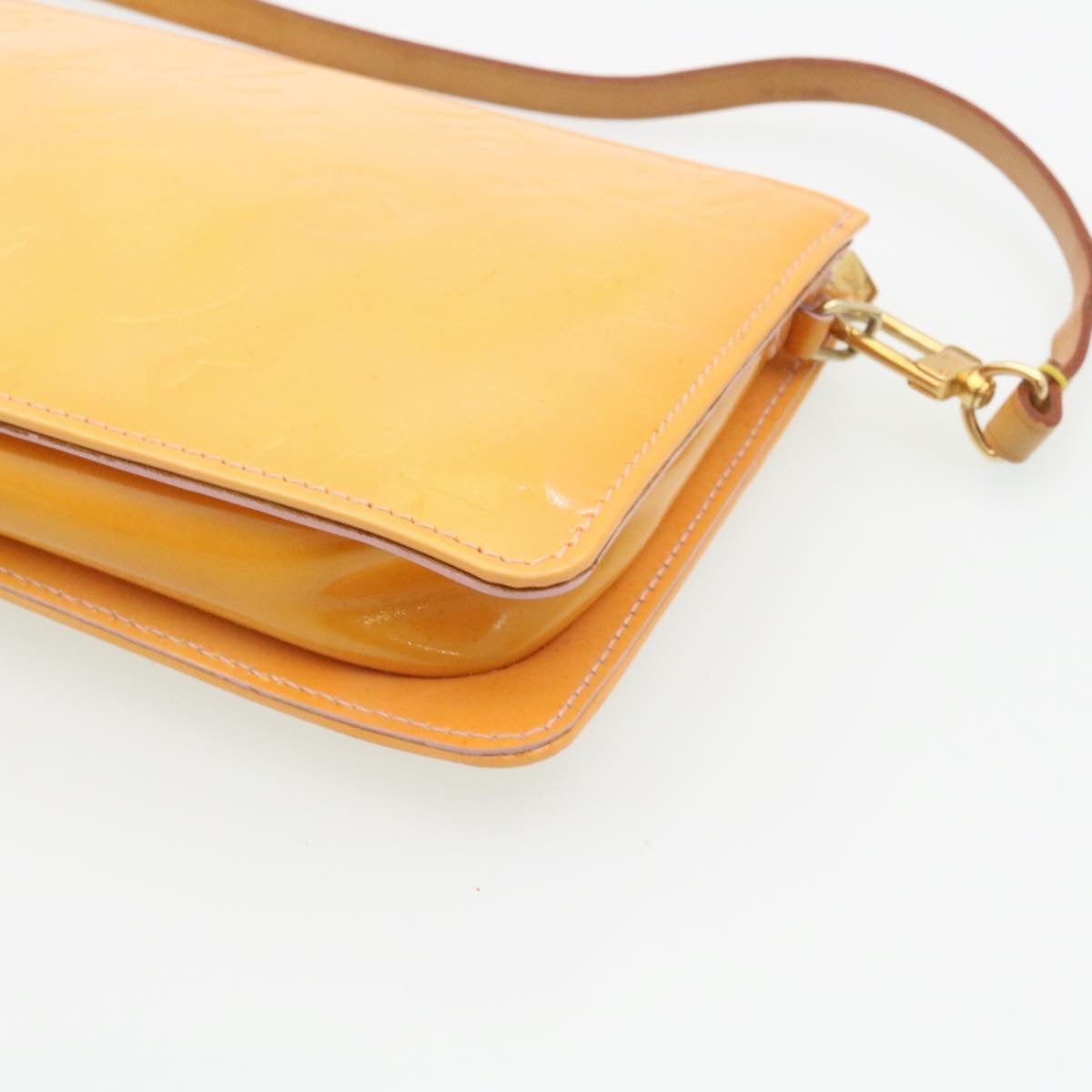 Louis Vuitton Yellow Patent leather Lexington handbag bag