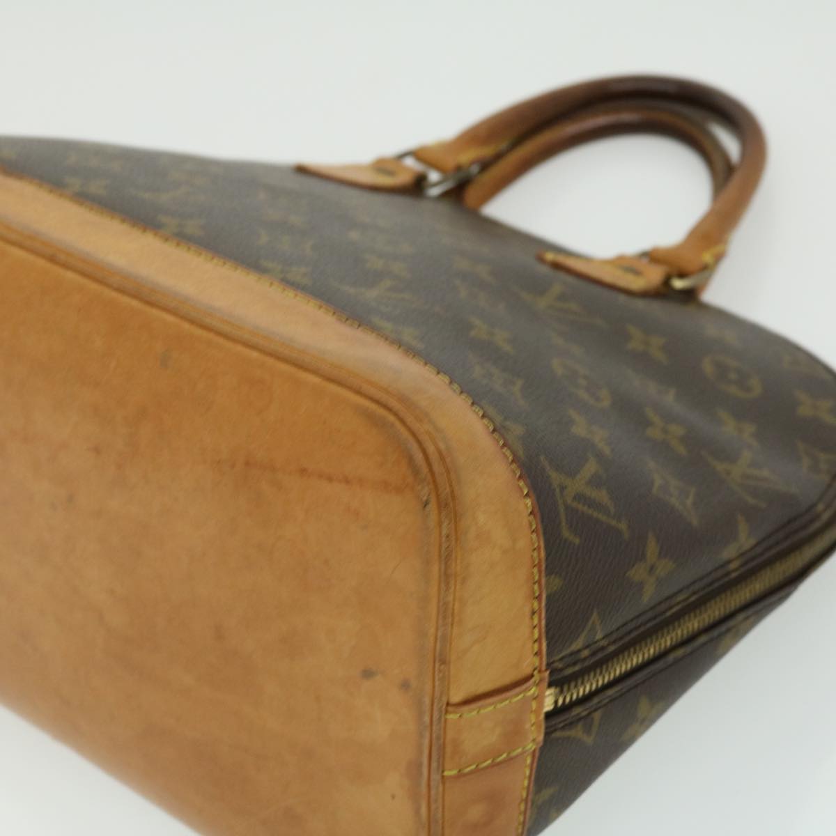 Louis Vuitton Brown Canvas Alma handbag bag