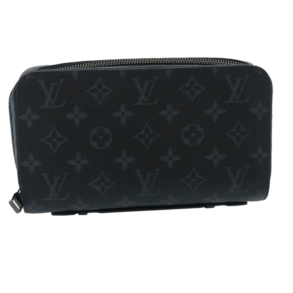 Louis Vuitton Black Canvas Zippy XL wallet accessories