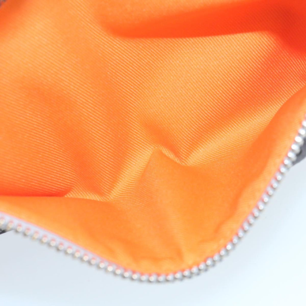 Louis Vuitton Silver Cotton Alpha clutch bag