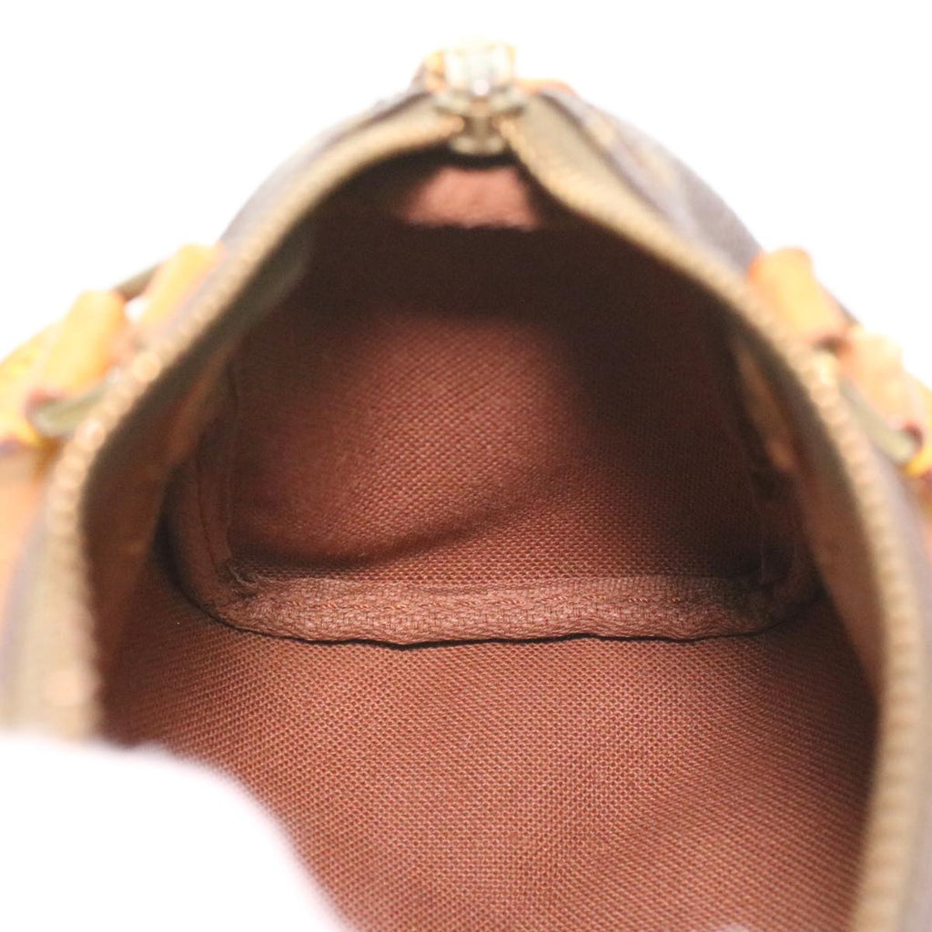 Louis Vuitton Brown Canvas Mini speedy handbag bag