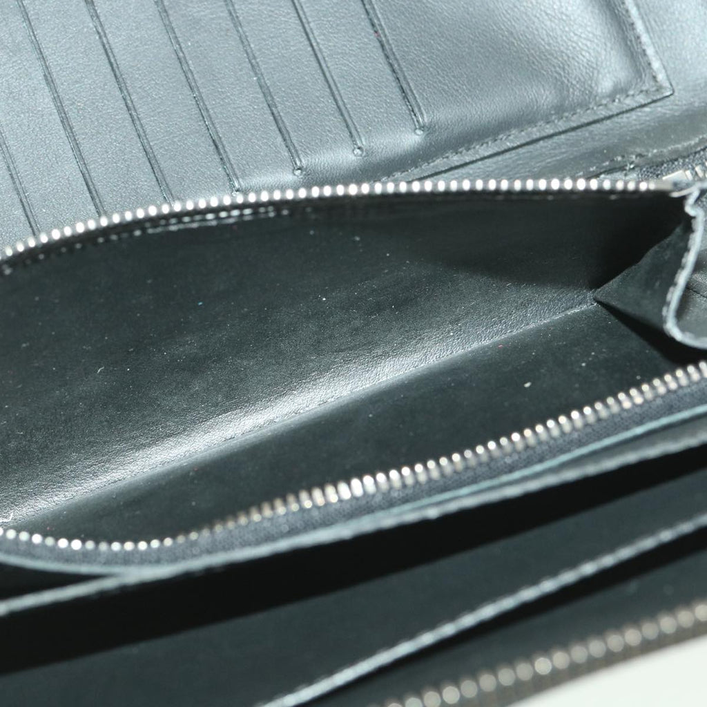 Louis Vuitton Black Leather Zippy wallet wallet accessories