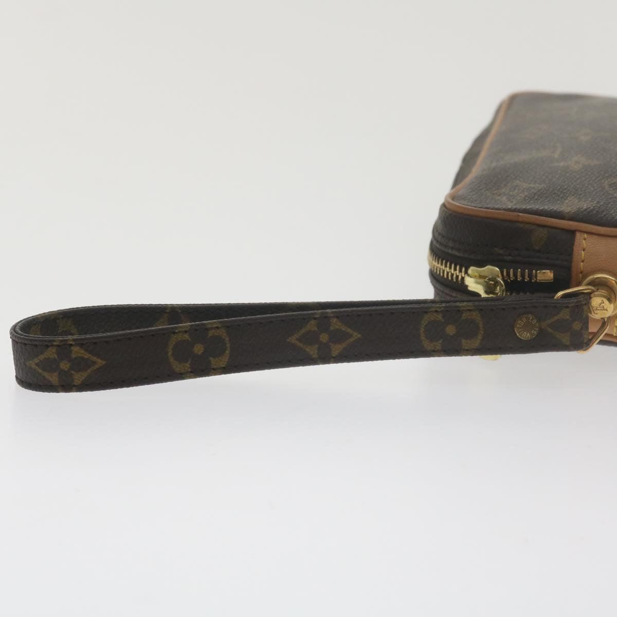 Louis Vuitton Brown Canvas Marly Dragonne clutch bag