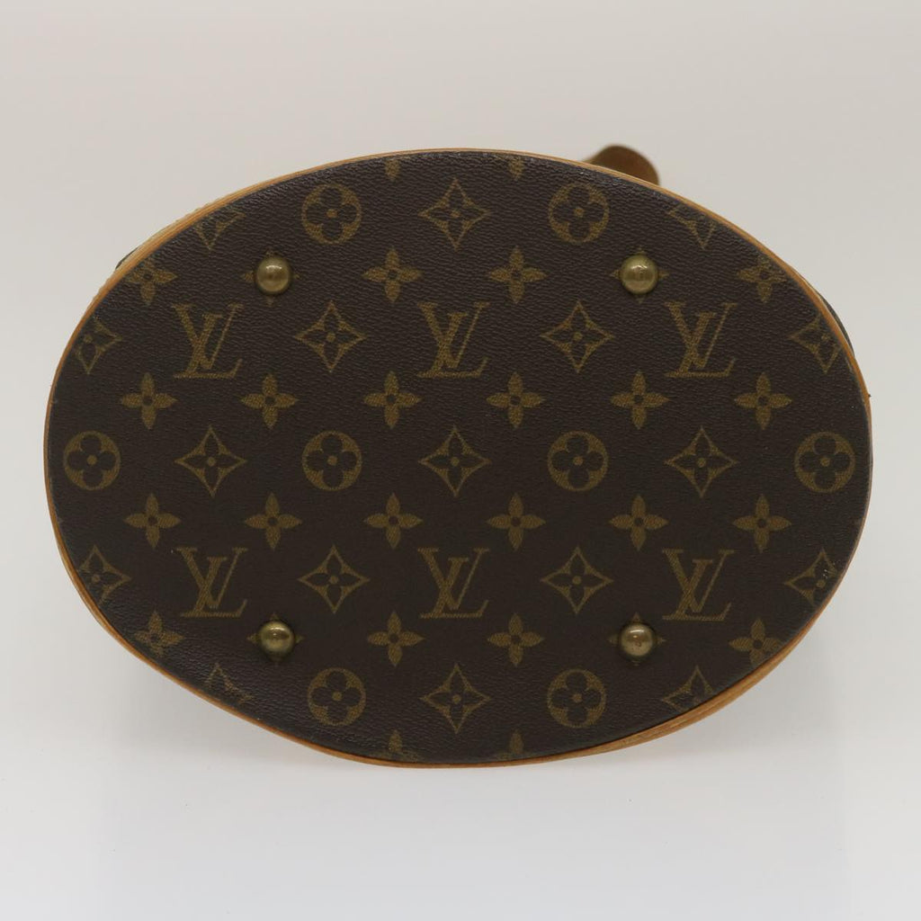Louis Vuitton Gray Canvas Bucket GM shoulder bag