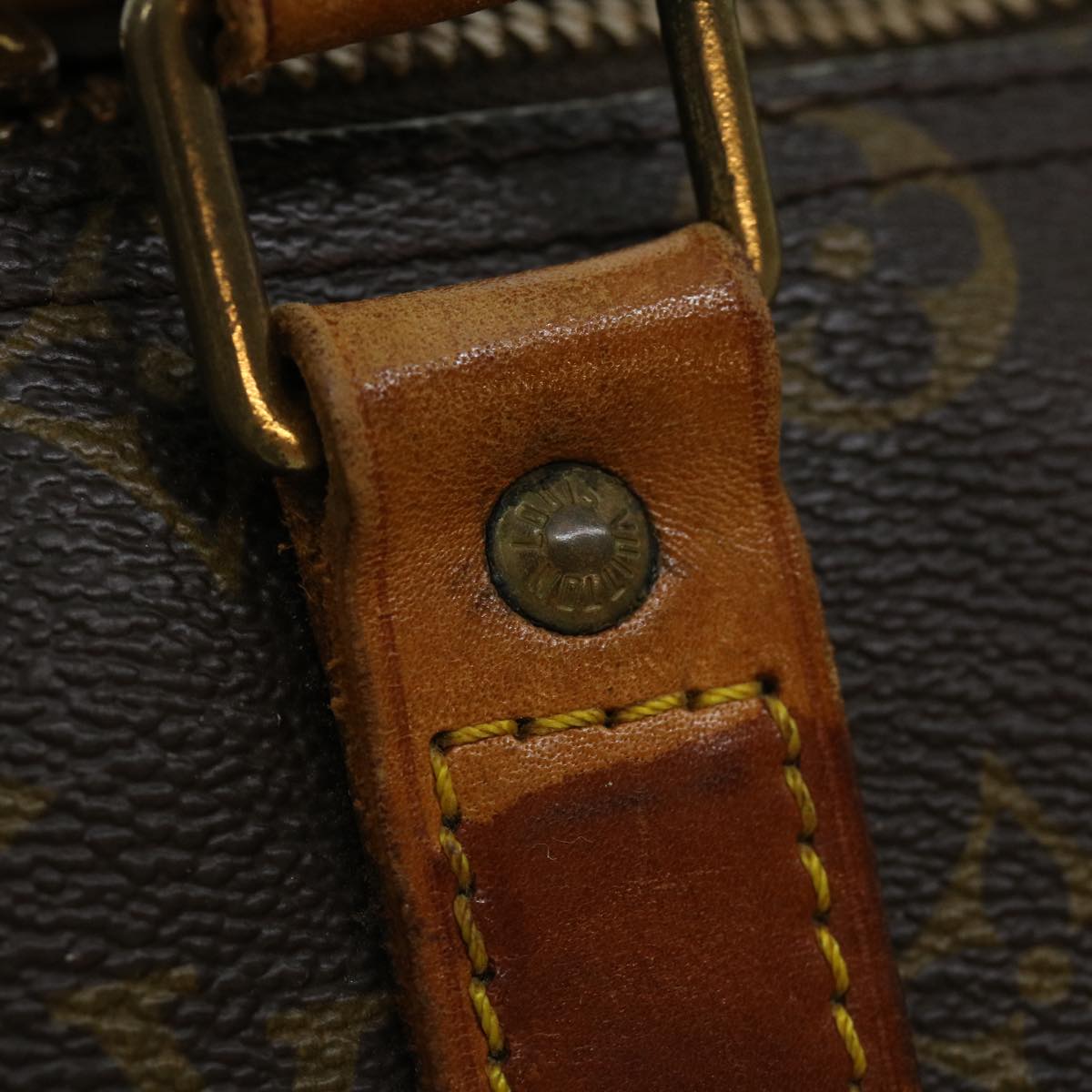 Louis Vuitton Brown Canvas Keepall 45 travel bag