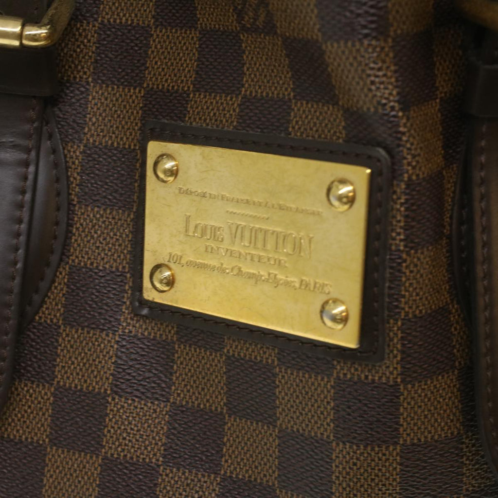 Louis Vuitton Brown Canvas Hampstead tote bag