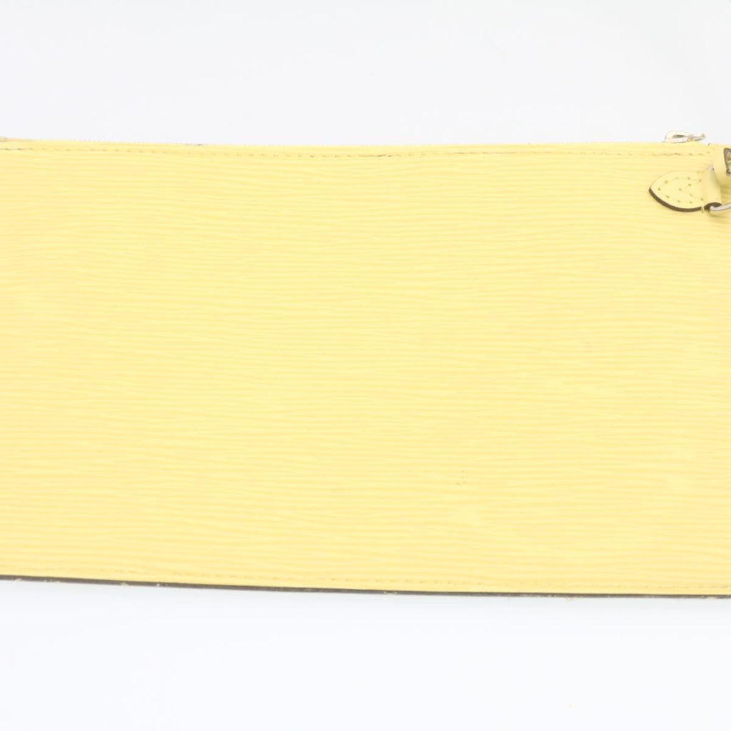 Louis Vuitton Yellow Leather Neverfull MM tote bag