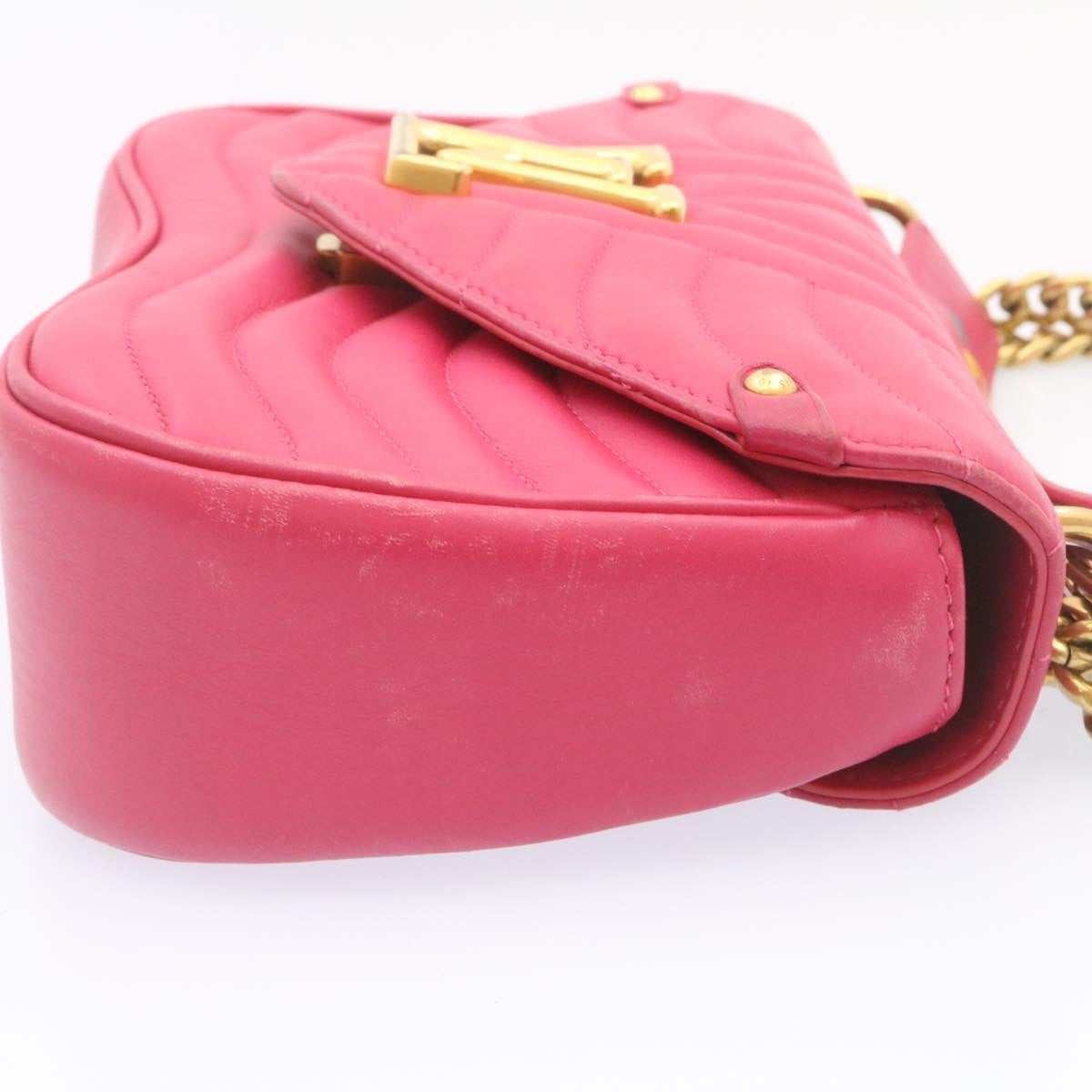Louis Vuitton Pink Leather New wave shoulder bag