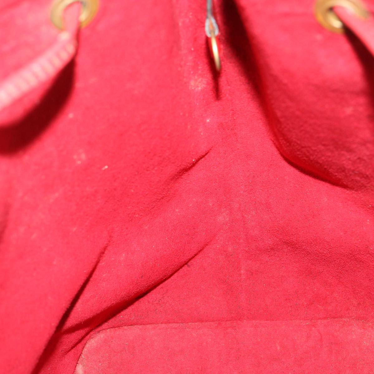 Louis Vuitton Red Leather Noe shoulder bag