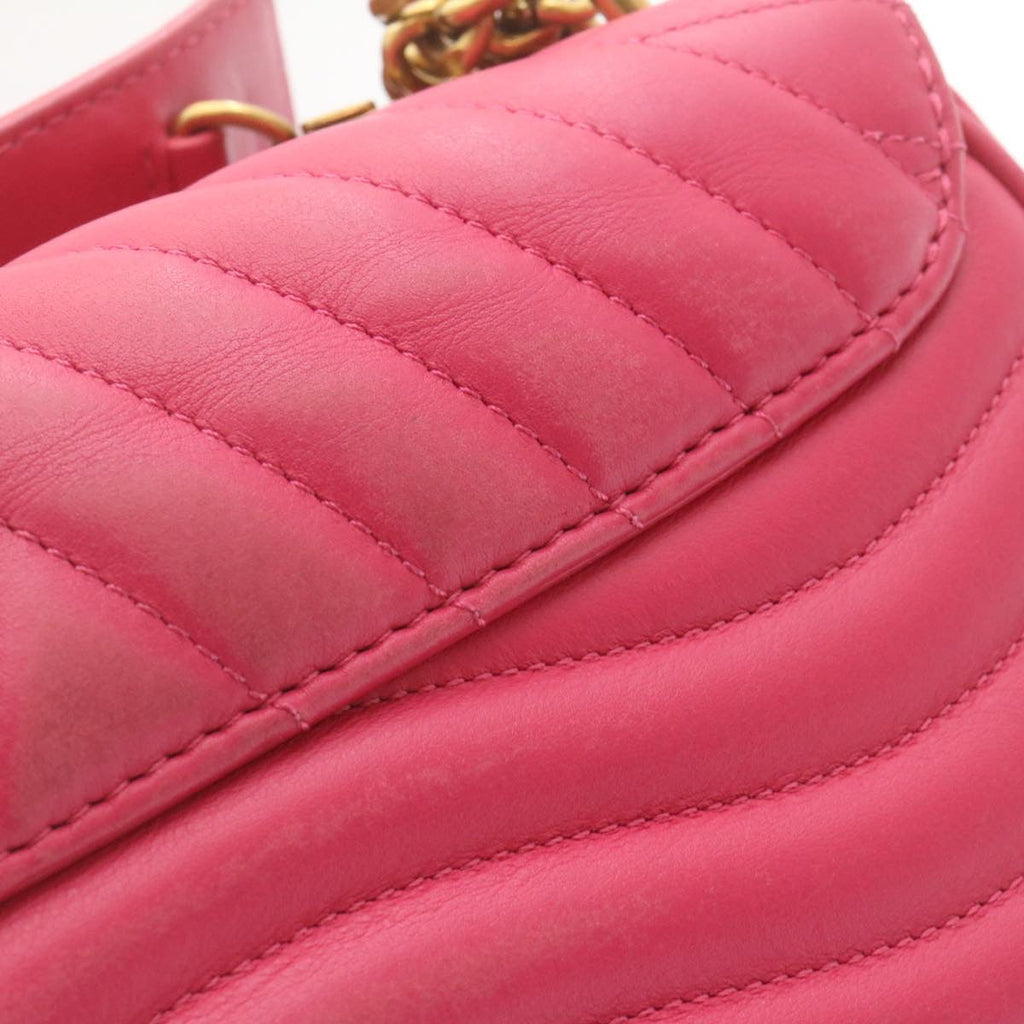 Louis Vuitton Pink Leather New wave shoulder bag