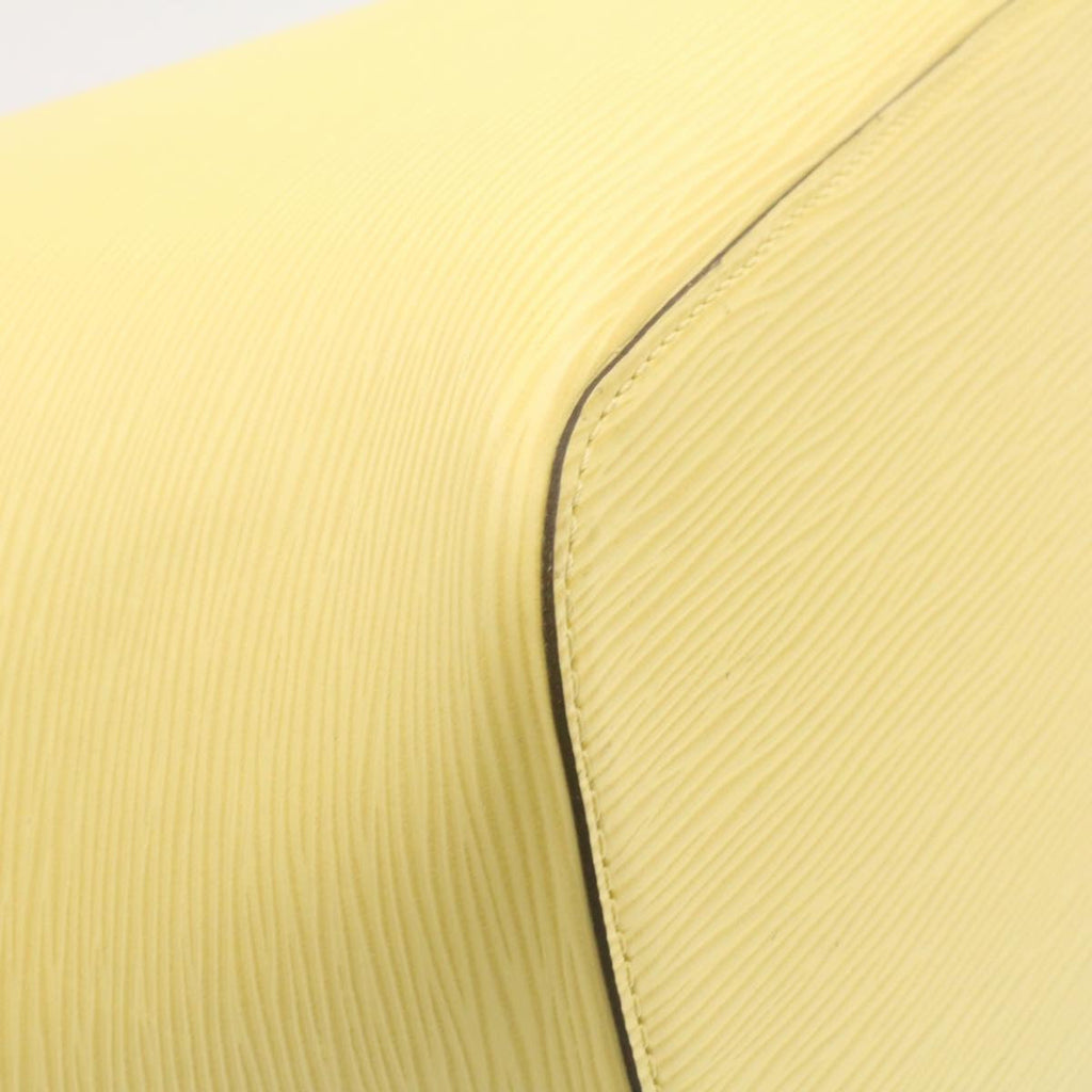 Louis Vuitton Yellow Leather Neverfull MM tote bag