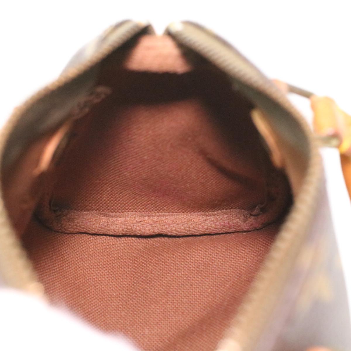 Louis Vuitton Brown Canvas Mini speedy handbag bag