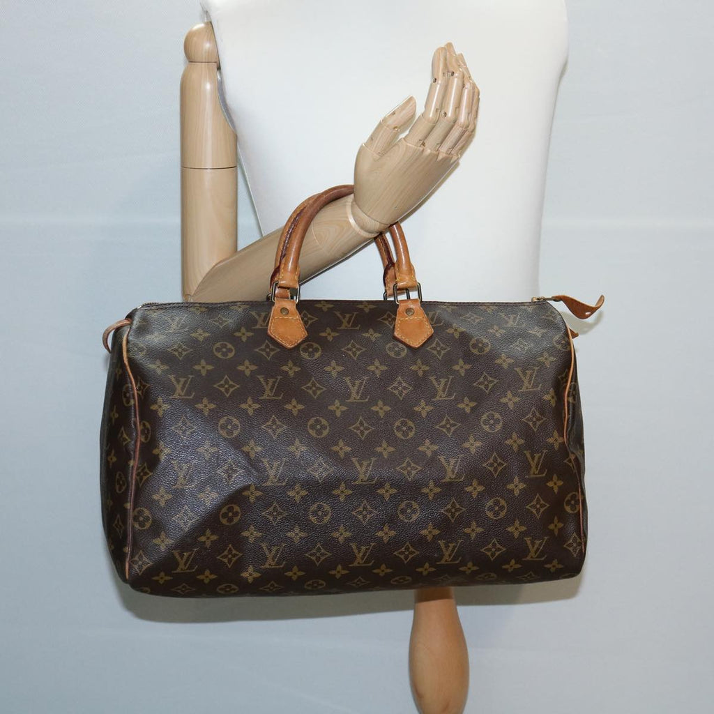 Louis Vuitton Brown Canvas Speedy 40 handbag bag