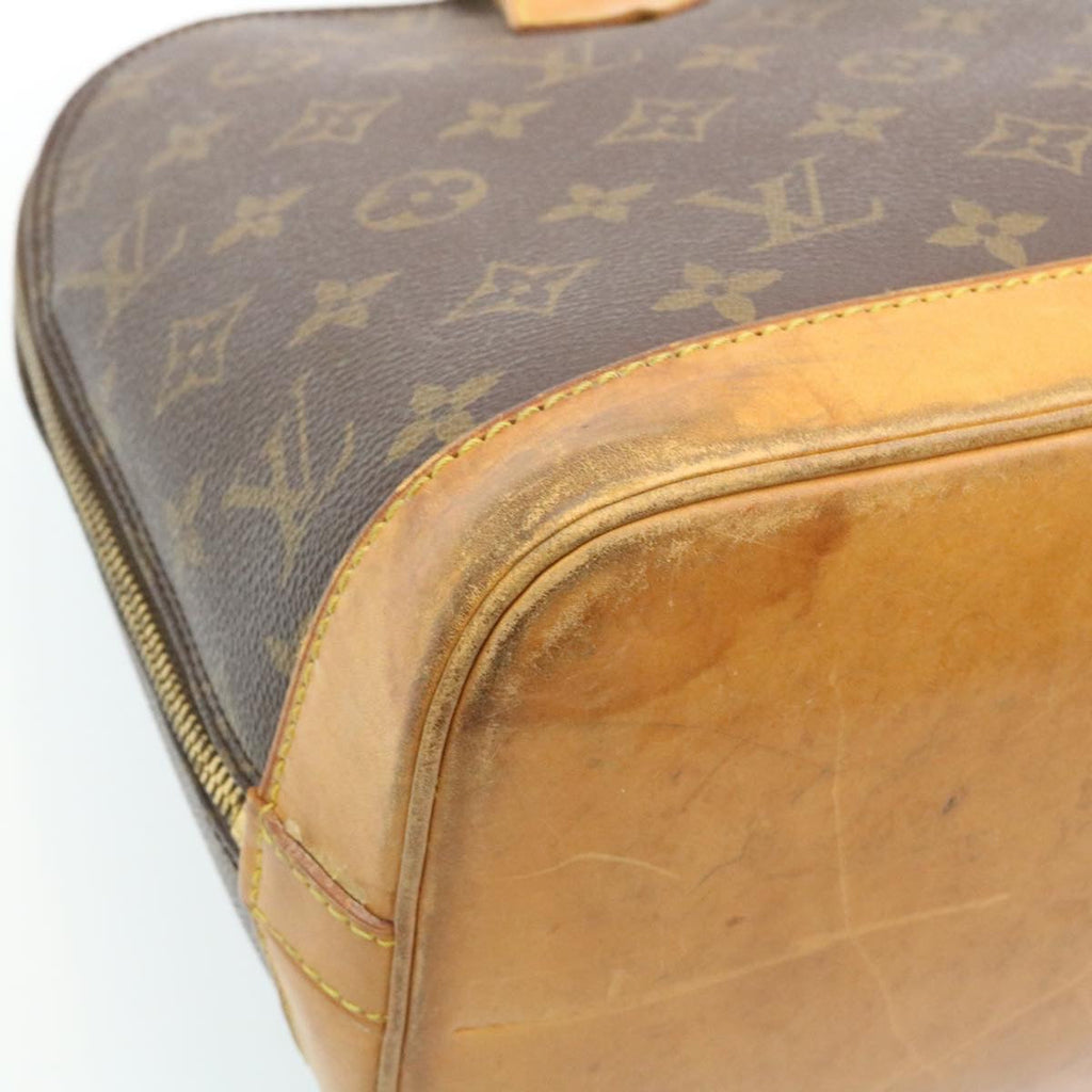 Louis Vuitton Brown Canvas Alma handbag bag