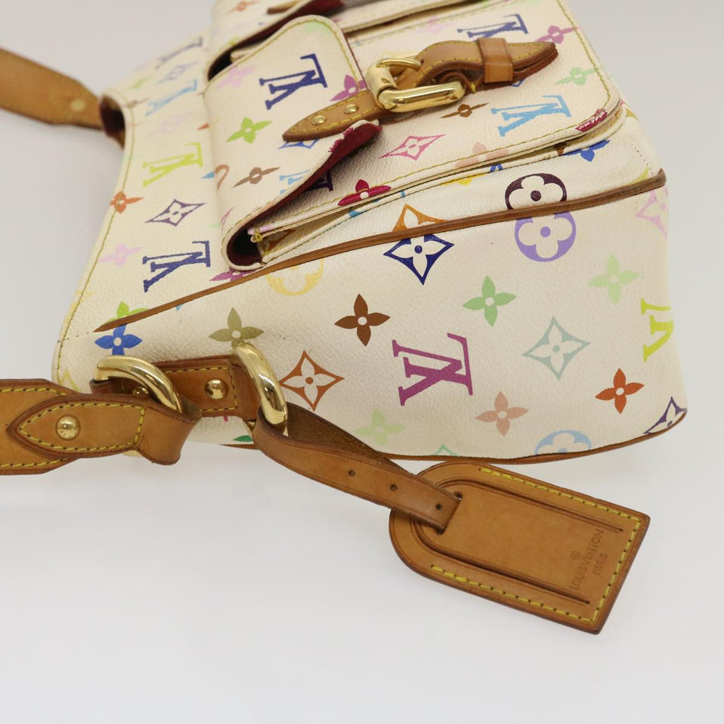 Louis Vuitton White Canvas Lodge shoulder bag