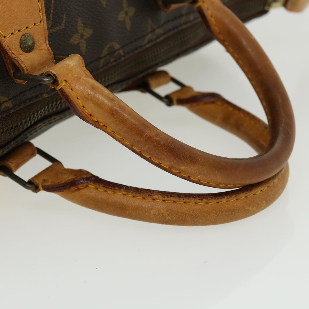 Louis Vuitton Brown Canvas Speedy 35 handbag bag