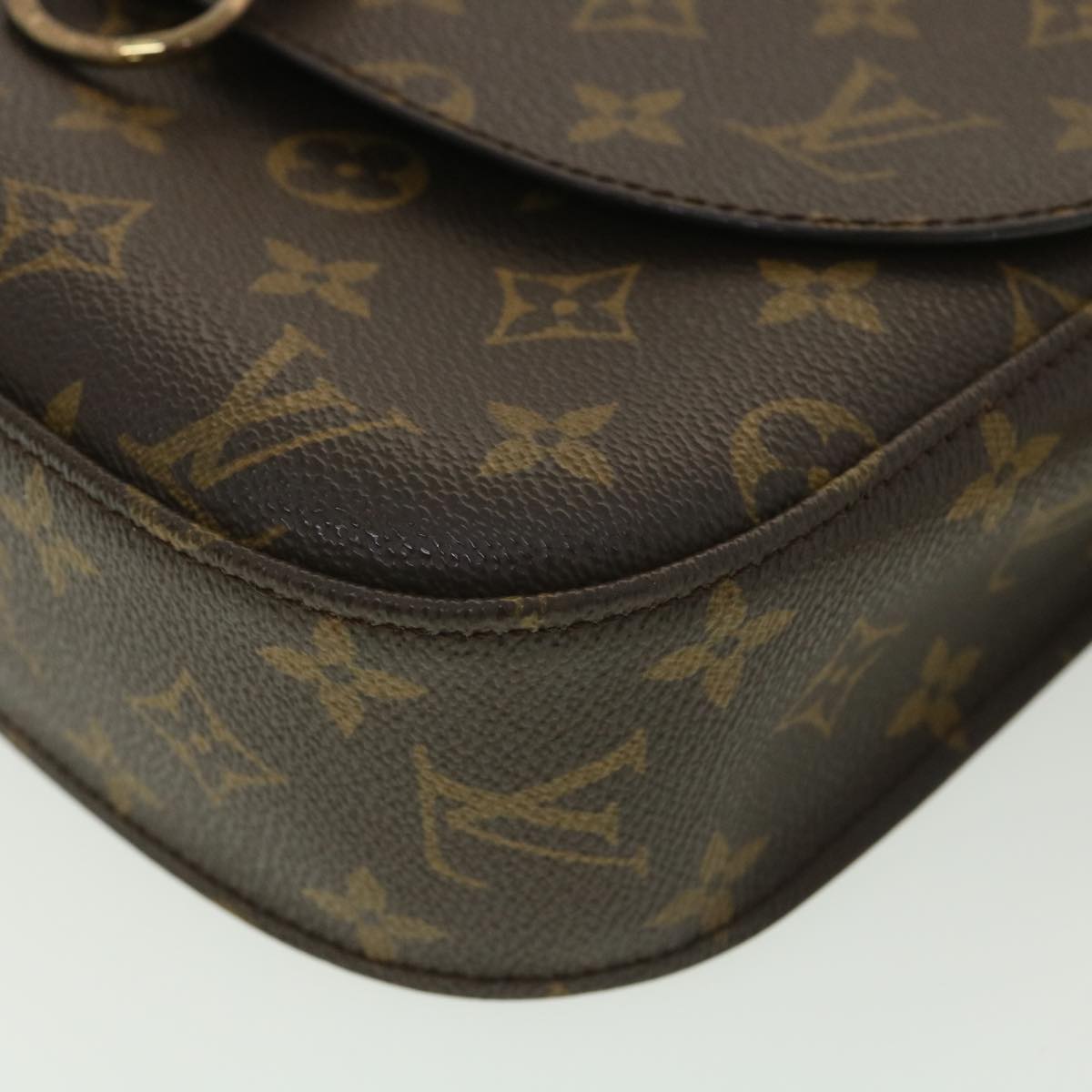 Louis Vuitton Brown Canvas Saint Cloud shoulder bag