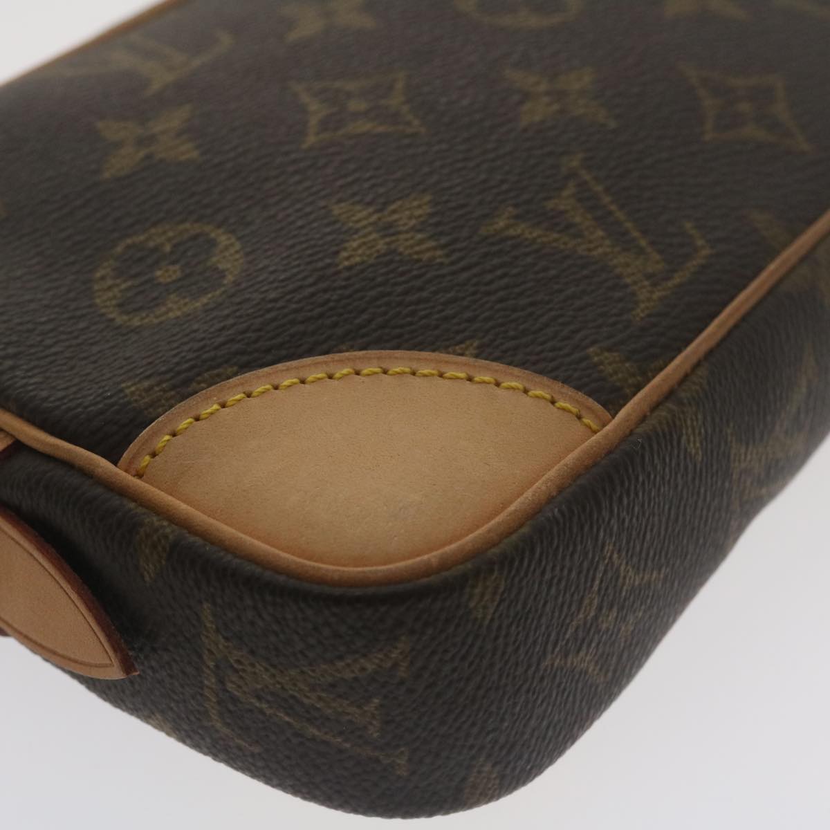 Louis Vuitton Brown Canvas Marly Dragonne clutch bag