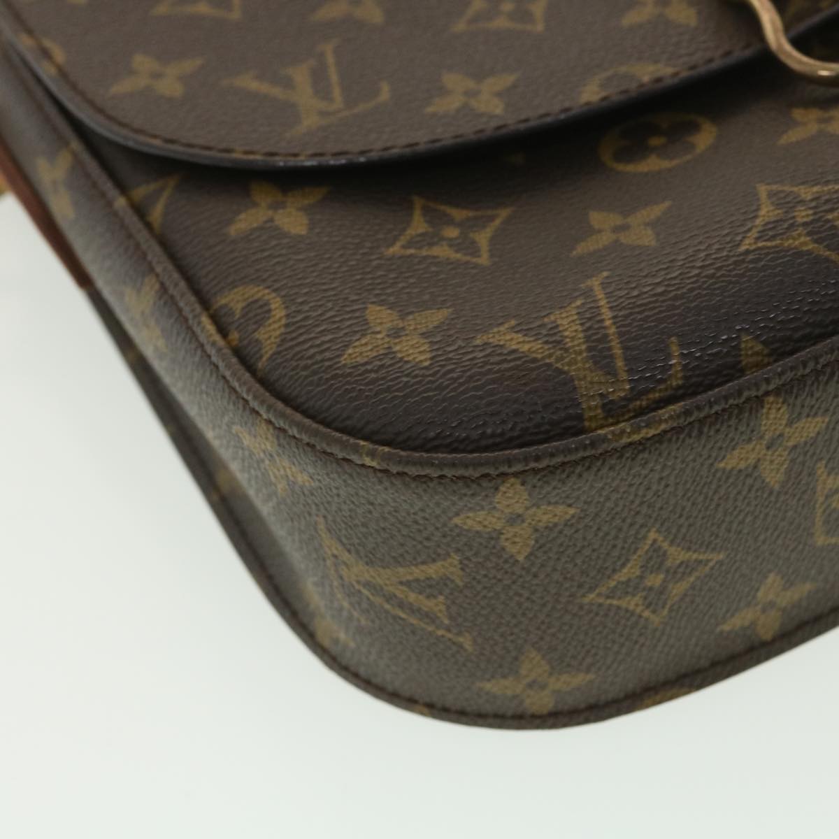 Louis Vuitton Brown Canvas Saint Cloud shoulder bag