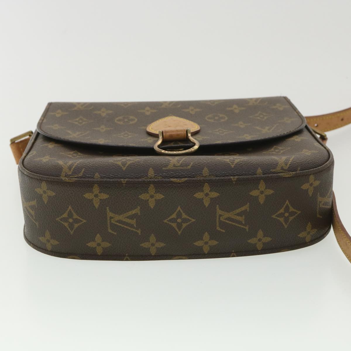 Louis Vuitton Brown Canvas Saint Cloud shoulder bag