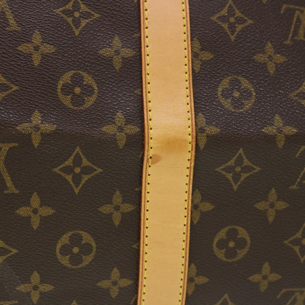 Louis Vuitton Brown Canvas Keepall 60 travel bag