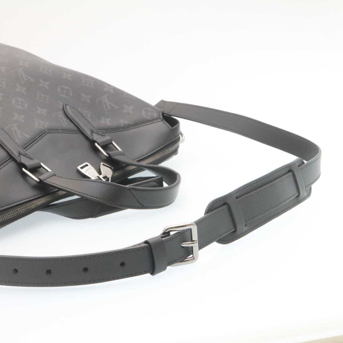 Louis Vuitton Gray Canvas Explorer handbag bag