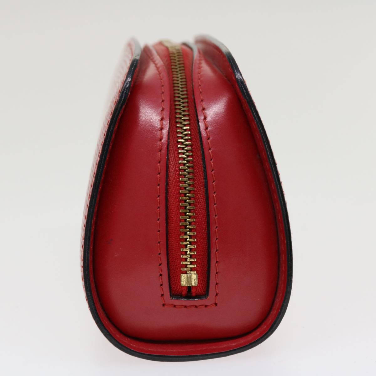 Louis Vuitton Red Leather Dauphine clutch bag