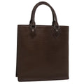 Louis Vuitton Brown Leather Sac plat handbag bag
