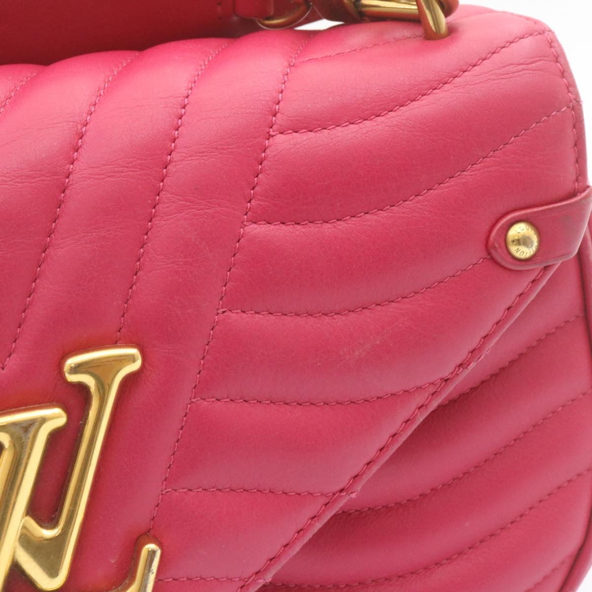 Louis Vuitton Pink Leather New wave shoulder bag