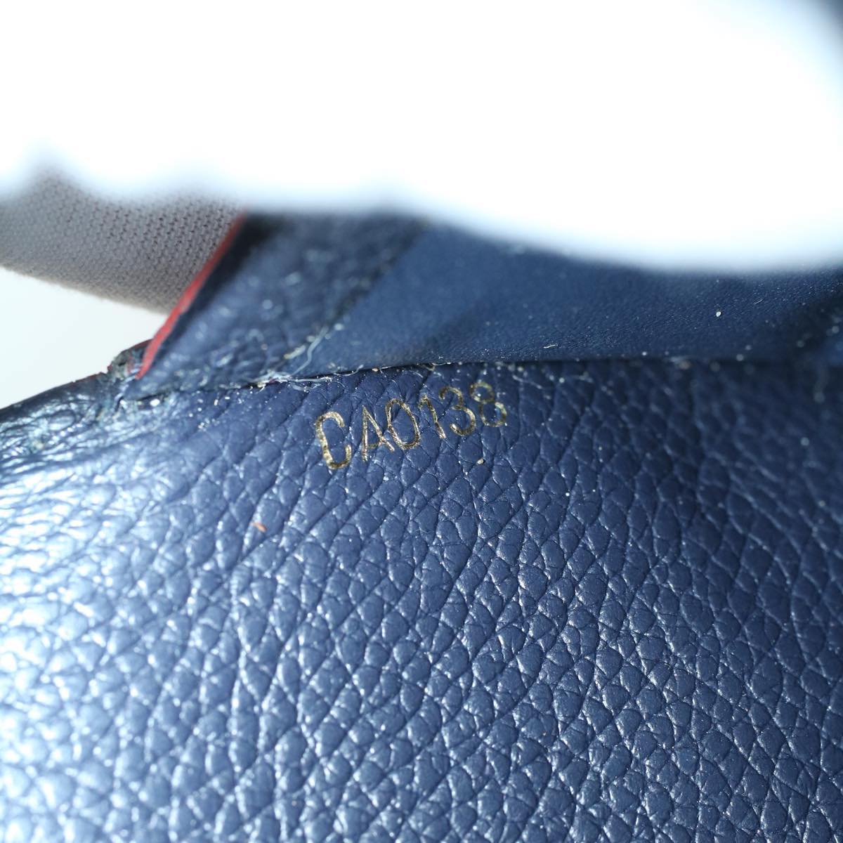 Louis Vuitton Navy Leather Pont Neuf wallet accessories