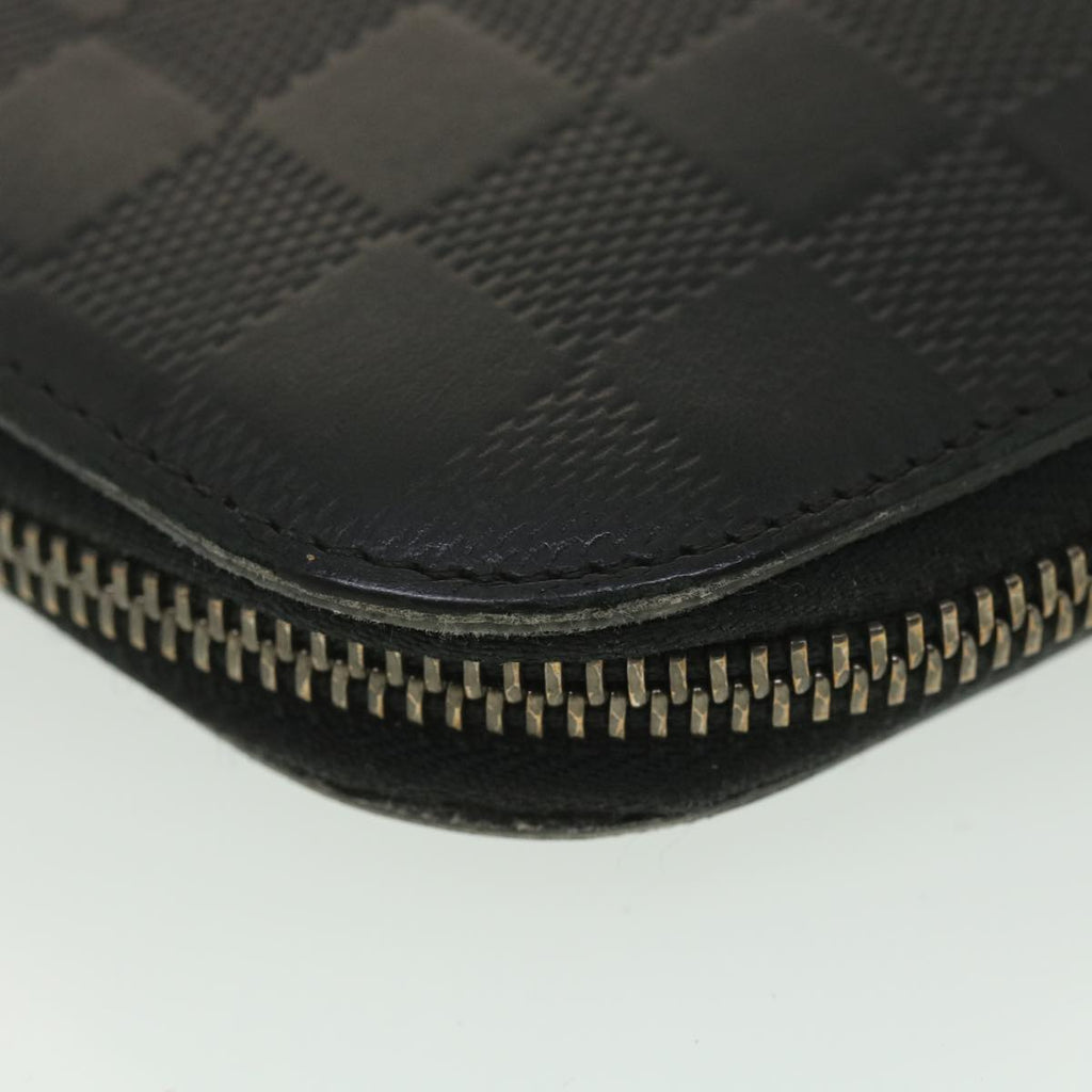 Louis Vuitton Black Leather Zippy wallet wallet accessories