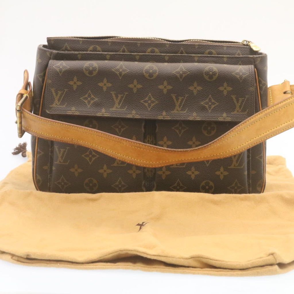 Louis Vuitton Gray Canvas Viva Cite shoulder bag