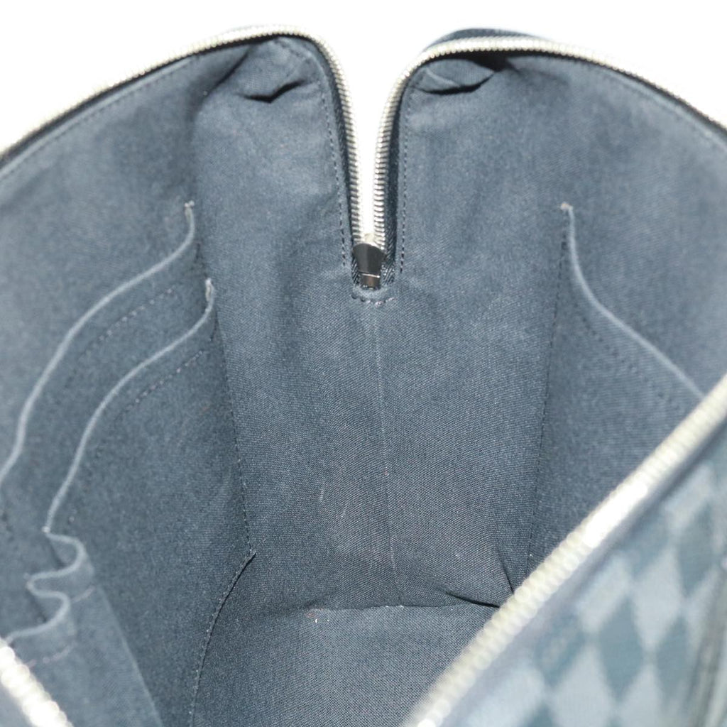 Louis Vuitton Black Canvas Porte documents Jour briefcase bag