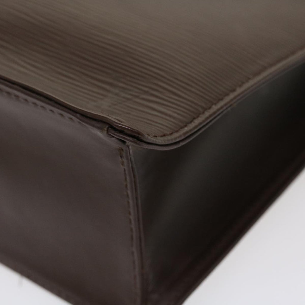 Louis Vuitton Brown Leather Sac plat handbag bag