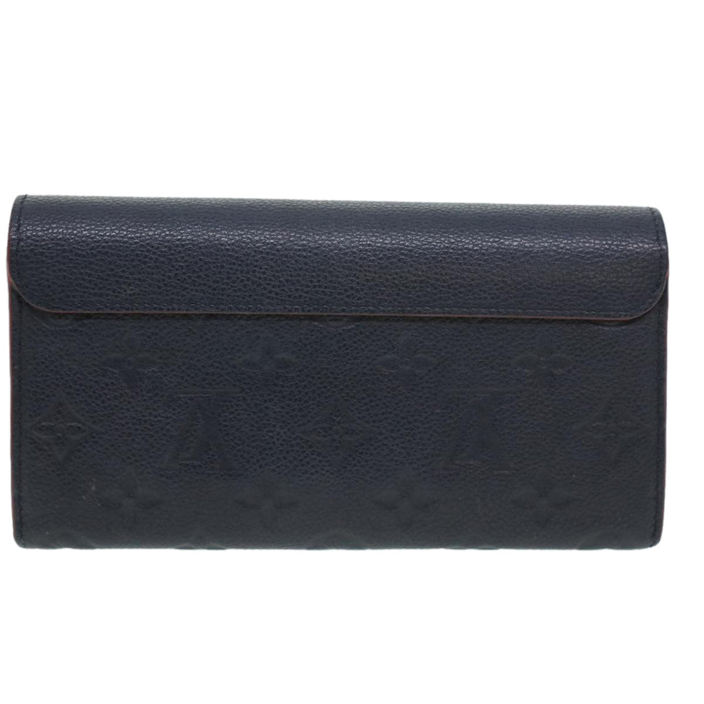 Louis Vuitton Navy Leather Pont Neuf wallet accessories