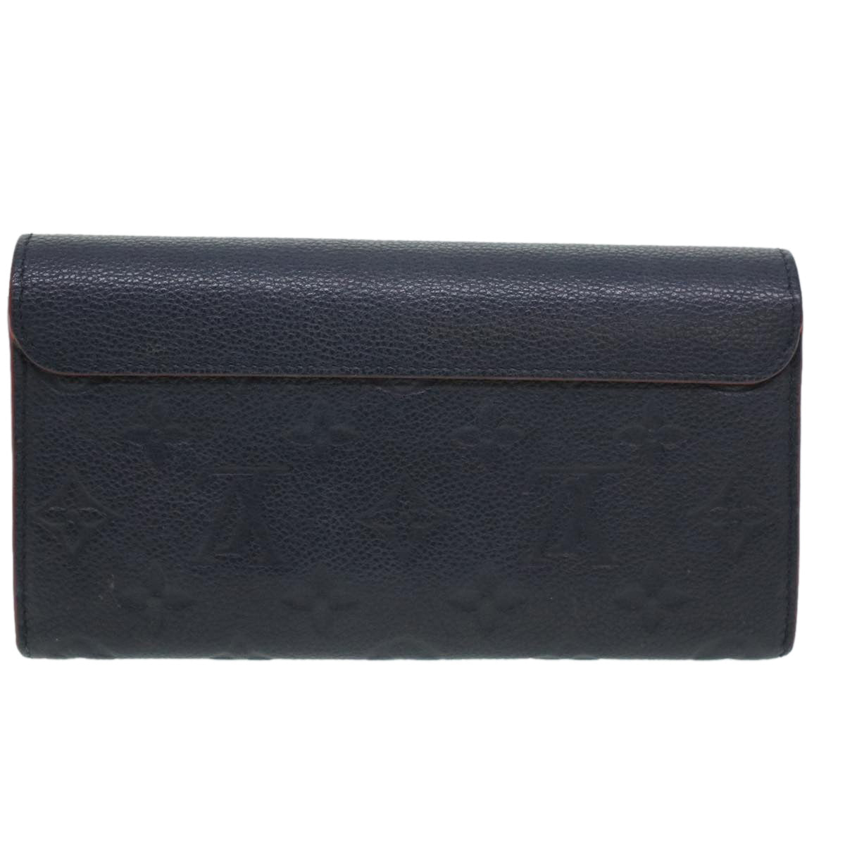Louis Vuitton Navy Leather Pont Neuf wallet accessories